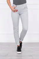 marka niezdefiniowana Farebné džínsy šedá