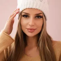 marka niezdefiniowana Dámska čiapka Kryspina K394 biely