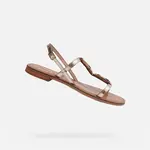 Gold women's sandals Geox Maddalusiac - Women's