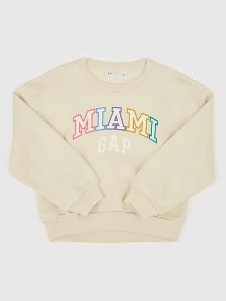 GAP Children's oversize sweatshirt with logo - Girls