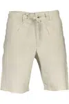 GANT MEN'S BEIGE BERMUDA TROUSERS