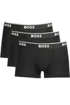 3PACK Mens Boxers Hugo Boss black