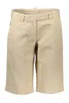 MURPHY&amp;NYE BEIGE WOMEN'S BERMUDA PANTS