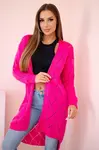 Sweater with geometric pattern pink neon