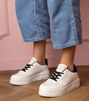 Gemre Béžové športové tenisky na platforme Luneta