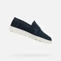 Dark blue men's moccasins Geox Spherica ECUB-1 - Men