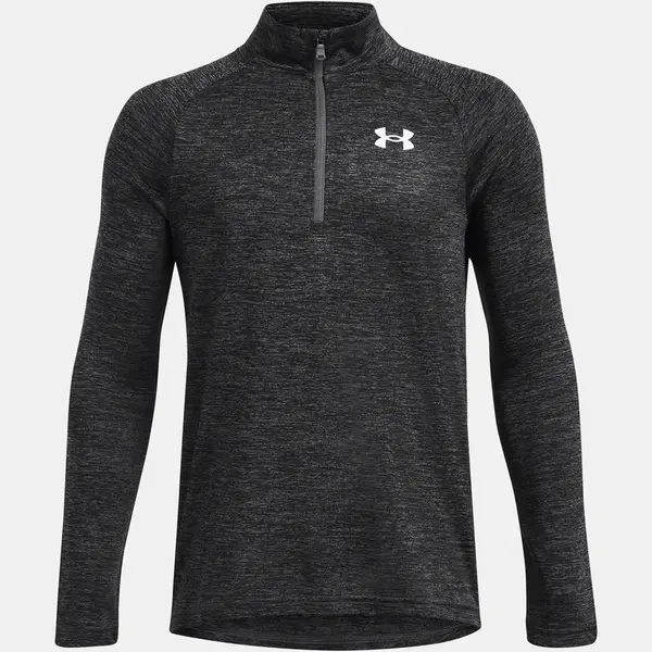 Boys' T-shirt Under Armour UA Tech 2.0 1/2 Zip-GRY - Boys