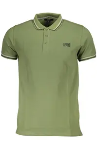Zelené pánske polo tričko Cavalli Class