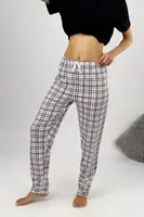 80156 Dewberry Women Pyjama Bottom-WHITE-RED