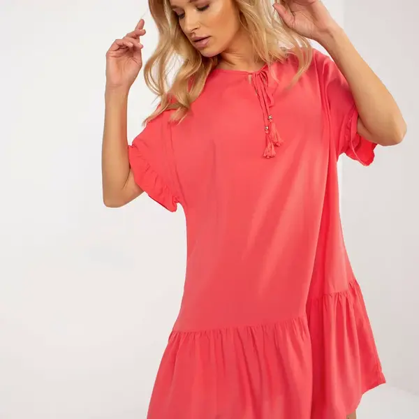 Dress-D73761M30306B-coral