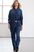 Trendyol Limited Edition Blue Stone High Waist Wide Leg Jeans