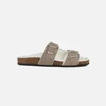 Beige women's slippers Geox Brionia - Women's