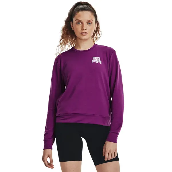 Women's Under Armour Rival Terry Graphic Crew Sweatshirt