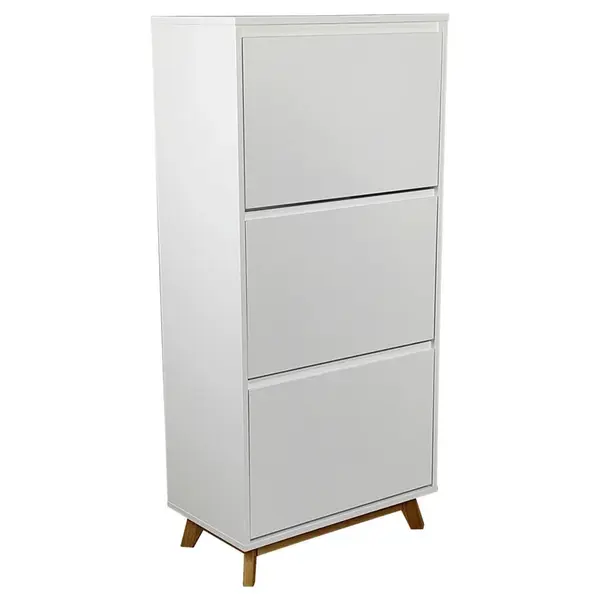 Xora VYKLÁPĚCÍ BOTNÍK, přírodní barvy, bílá, kaučukové dřevo, 60/128/34 cm