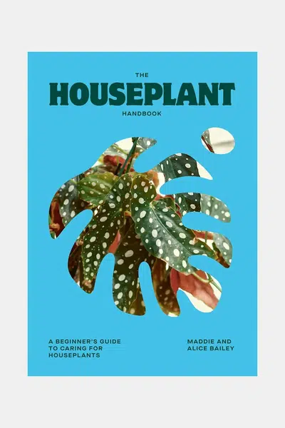 Kniha home & lifestyle Houseplant Handbook by Maddie and Alice Bailey, English tyrkysová barva