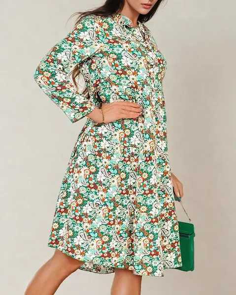 Resti Women's midi patterned dress