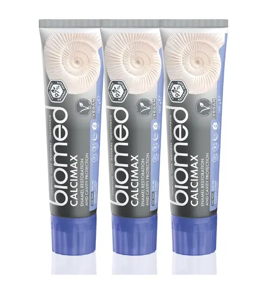 BIOMED Calcimax s mořskými řasami zubní pasta 3x100 g