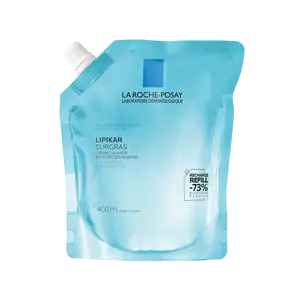 LA ROCHE-POSAY LIPIKAR Surgras zvláčňující mycí gel 400 ml
