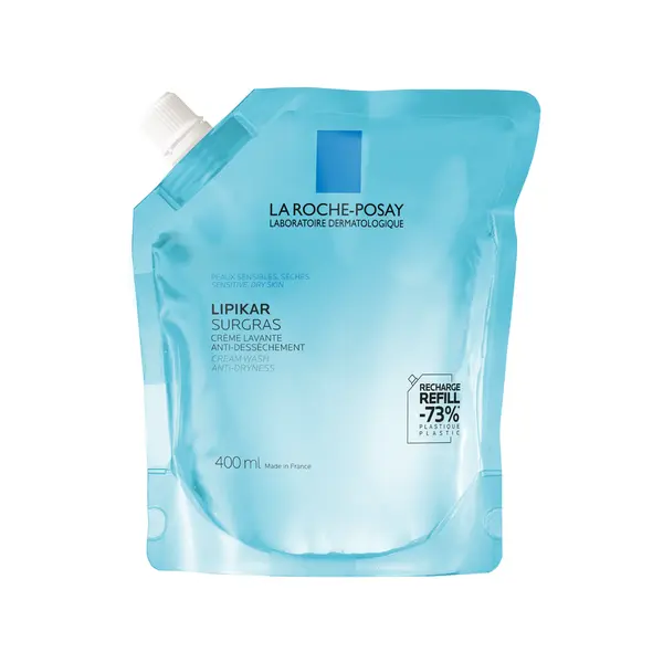 LA ROCHE-POSAY LIPIKAR Surgras zvláčňující mycí gel 400 ml