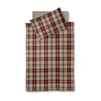 Fleuresse POVLEČENÍ, flanel, hnědá, bordeaux, tmavě červená, béžová, 140/200 cm