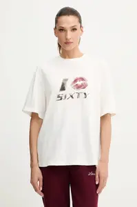 Tričko s příměsí lnu Miss Sixty