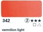 Akvarelová barva Horadam 1/2 – 342 vermilion light