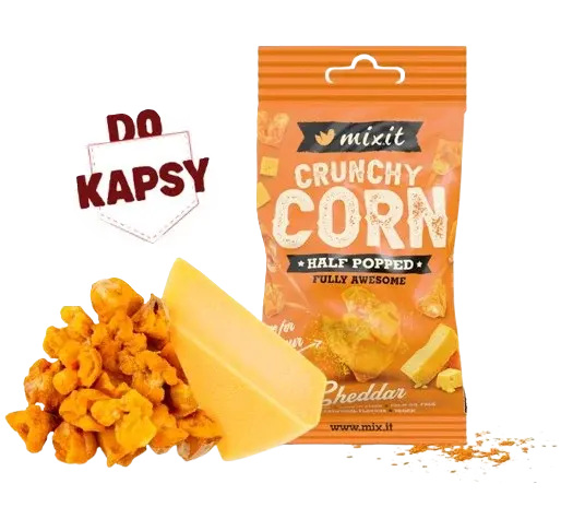 MIXIT Crunchy corn do kapsy - Cheddar 40 g