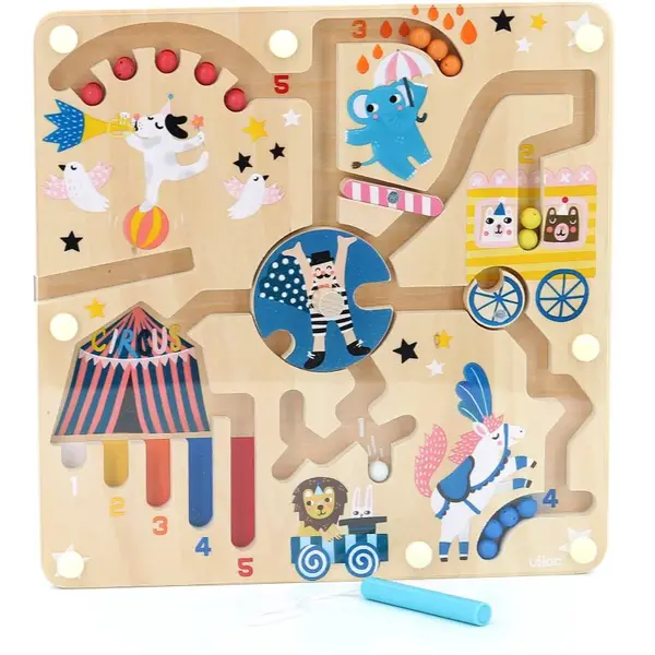 Vilac Magnetic Circus Maze aktivity hračka 2y+ 1 ks