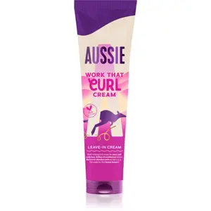 Aussie Bouncy Curls Work That Curl bezoplachový krém pro vlnité a kudrnaté vlasy 160 ml