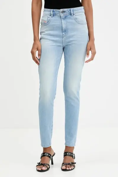 Džíny Diesel 1984 SLANDY-HIGH L.32 dámské, modrá barva, A03597.09M05