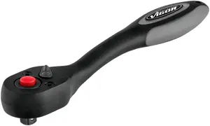 Ráčna přepínací 1/4", vyhnutá, 150 mm, 72 zubů - VIGOR V6014