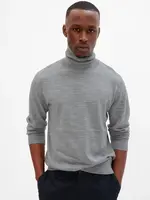 GAP Vlněný svetr merino s rolákem - Pánské