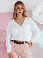 Dámský oversize svetr SWEETDREAM bílý