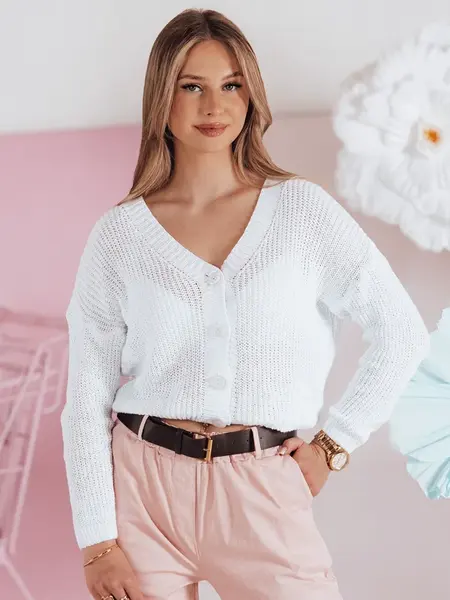 Dámský oversize svetr SWEETDREAM bílý