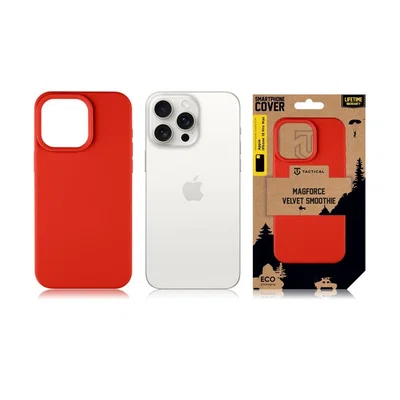 Zadní kryt Tactical MagForce Velvet Smoothie pro Apple iPhone 15 Pro Max, chilli