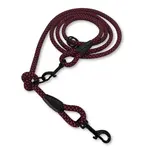 PafDog® Přepínací nastavitelné vodítko 12mm, vínovo-černé - extra pevné PAF-960