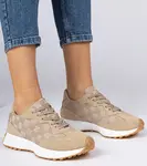 Gemre Beige Women's Sports Sneakers Samara