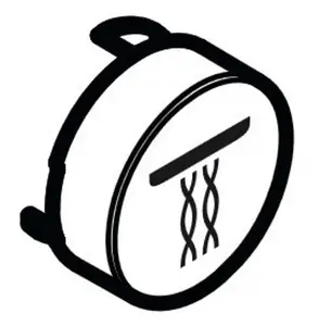 Hansgrohe Príslušenstvo - Tlačidlo prúdu Whirl, čierna 92575610