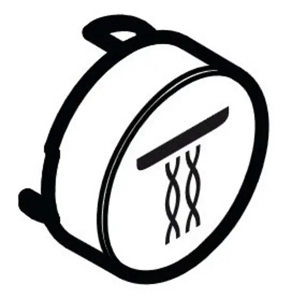 Hansgrohe Príslušenstvo - Tlačidlo prúdu Whirl, čierna 92575610