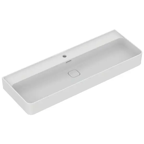 Ideal Standard Strada II - Umývadlo, 120x43 cm, s prepadom, s otvorom na batériu, s Ideal Plus, biela T3006MA