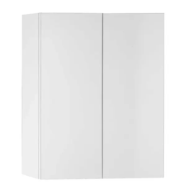 Aqualine Vega - Galerka se zrcadlem, 60x70x18 cm, bílá VG060