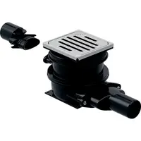 Geberit Varino - Podlahová vpusť vodorovná, d 5 cm/d1 5 cm 388.023.00.1