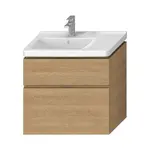 Jika Cubito Pure - Umývadlová skrinka, 74x68 cm, výrez vľavo, dub H40J4254045191