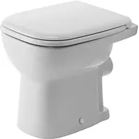 Duravit D-Code - Stojace WC, ploché splachovanie, zadný odpad, biela 21090900002