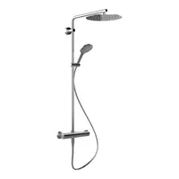 Laufen Twinplus - Sprchový set s termostatom, priemer 30 cm, 3 prúdy, chróm HF905457100600