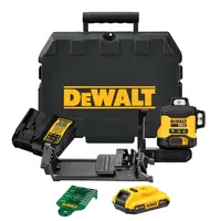 DeWALT Náradie - 18V AKU zelený krížový laser, 1x aku 2,0 Ah XR, nabíjačka DCLE34031D1