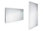 Nimco Zrcadla - Zrcadlo s LED osvětlením, 120x70 cm, hliník ZP 12006