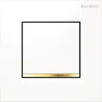 Geberit Splachovacie systémy - Pneumatické ovládanie splachovania pisoárov Typ 30, biela/pozlátená 116.017.KK.1