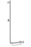 Hansgrohe Unica - Sprchová tyč 110 cm, ľavá, biela/chróm 26403400