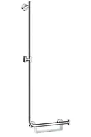 Hansgrohe Unica - Sprchová tyč 110 cm, ľavá, biela/chróm 26403400
